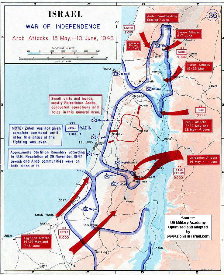 The Israeli War of Independence, 1948 - History 12